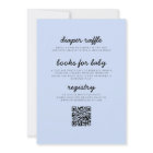 All in One Oh Boy Blue Ribbon Bow Baby Shower