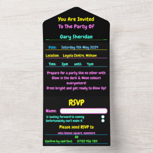 All in one party Invite