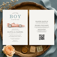 All in One Race Car Couples Baby Shower