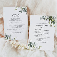 All In One Rustic Eucalyptus Greenery Wedding