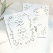 All in One Sage Green Vintage Budget Wedding
