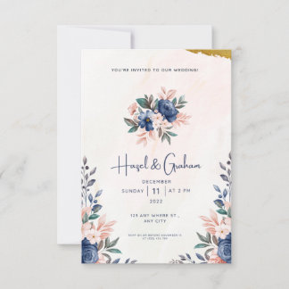 All In One wedding Invitation