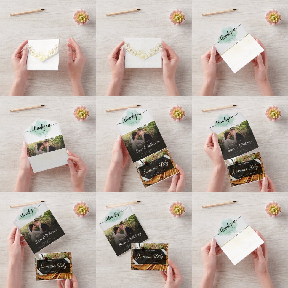 All in One Wedding Invite