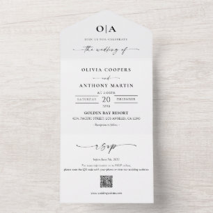All in One Wedding Invite