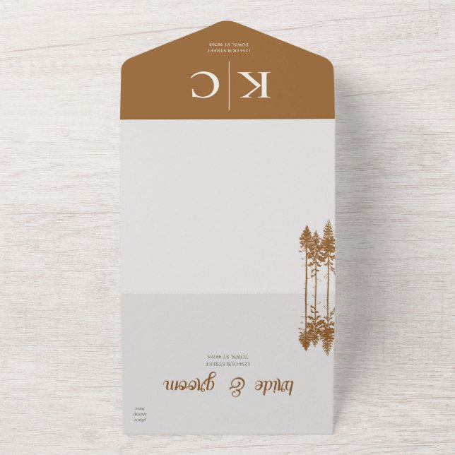 All in One Wedding Invite (Outside)