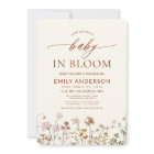 All in One Wildflower Baby in Bloom Baby Shower