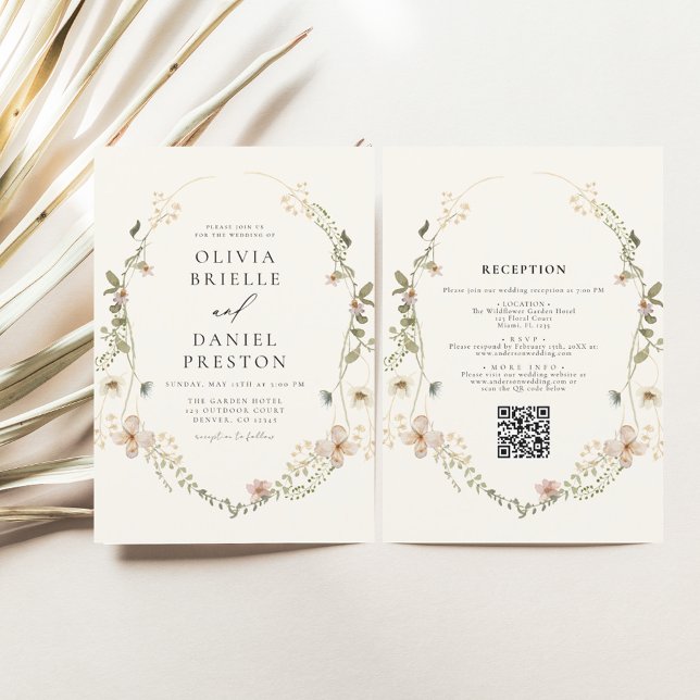 All in One Wildflower  QR Code Garden Wedding (Creator Uploaded)