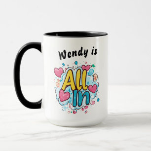 All In" Personalised Coffee Mug