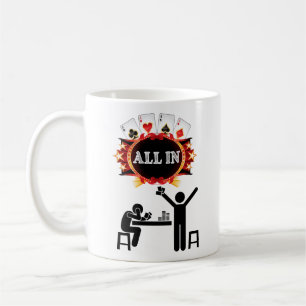 All In Poker Winner Coffee Mug