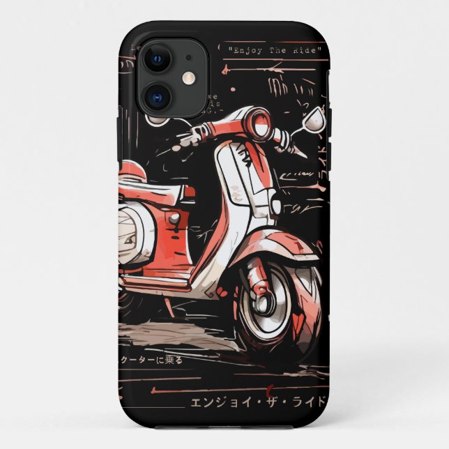 All in Scooter Case-Mate iPhone Case (Back)