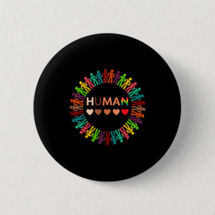 All-inclusive Hearts For Blm Racial Justice & 6 Cm Round Badge