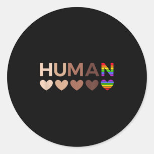All-inclusive Hearts For Blm Racial Justice &amp;  Classic Round Sticker