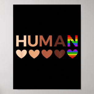 All-inclusive Hearts For Blm Racial Justice & Poster