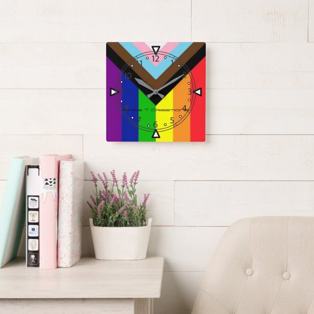 All Inclusive  Square Wall Clock (Reading Room)