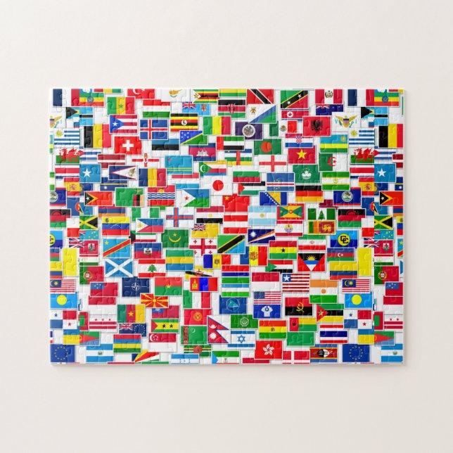 All International Flags Jigsaw Puzzle (Horizontal)