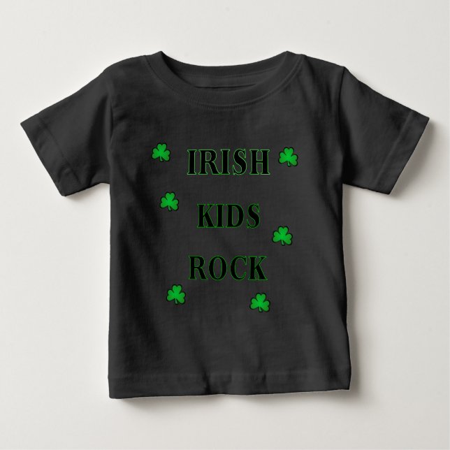 All Irish Kids Rock Baby T-Shirt (Front)
