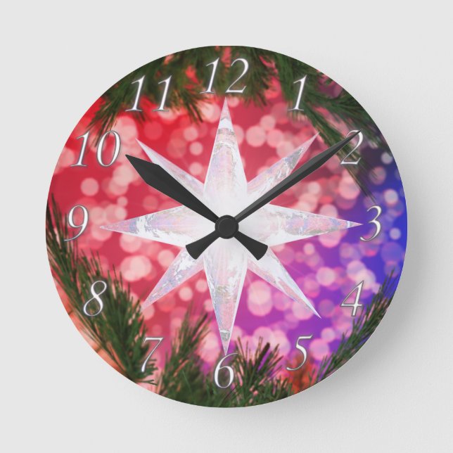 All Is Bright Christmas Clock (Front)