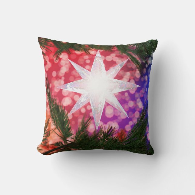 All Is Bright Christmas Pillow (Front)