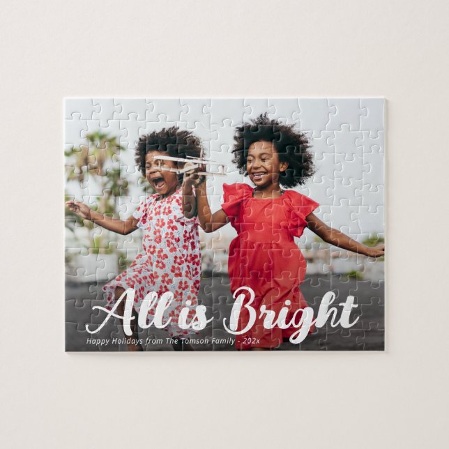 All is bright holiday jigsaw puzzle (Horizontal)