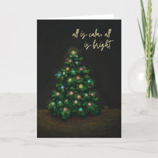 "All is Calm, All is Bright" Christmas Card