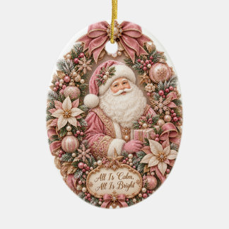 All is calm all is well ceramic ornament