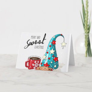 ALL IS CALM/BRIGHT / CUP OF SWEETNESS IS RIGHT HOLIDAY CARD