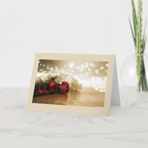 ALL IS CALM/BRIGHT MISTLETOE "TONIGHT" HOLIDAY CARD