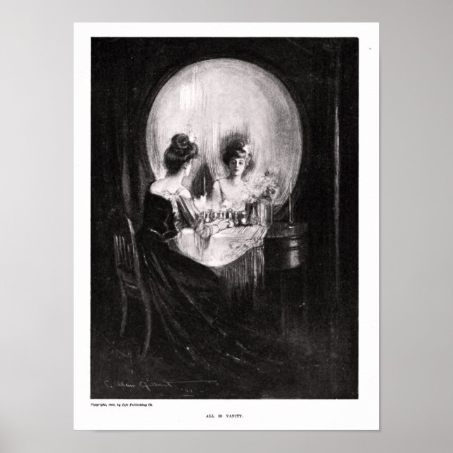 All Is Vanity Art Print (Front)
