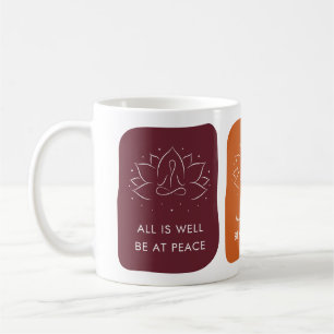All is Well Be at Peace Motivational Coffee Mug