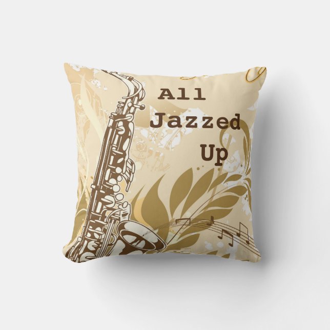 All Jazzed Up Pillow (Front)