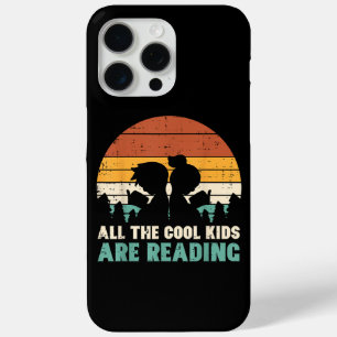 All Kids Are Reading Retro Read Book Lover Boys Gi iPhone 15 Pro Max Case