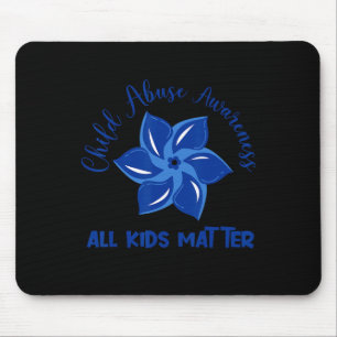 All Kids Matter Child Abuse Awareness Pinwheel  Mouse Pad