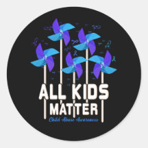 All Kids-Matter Pinwheel Child Abuse Prevention Aw