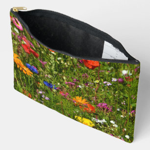 all kind of beautiful flowers accessory pouch