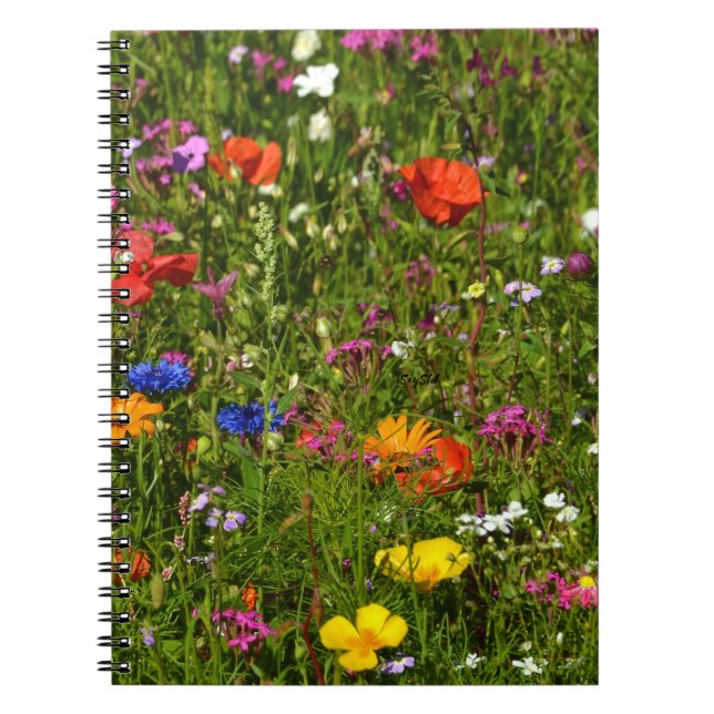 all kind of beautiful flowers notebook (Front)