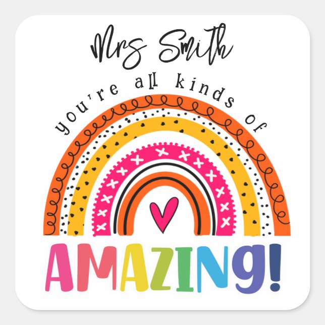 all kinds of amazing  Sticker (Front)