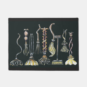 All kinds of brooms doormat