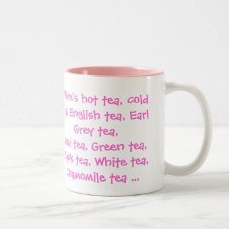 All kinds of tea Two-Tone coffee mug
