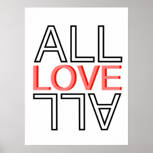all love all postert poster