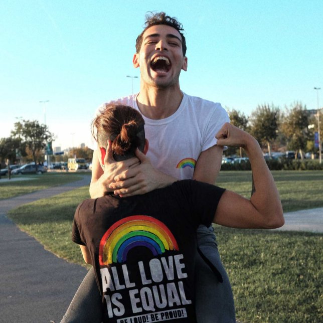 All Love Is Equal Pride LGBT Equal Rights Rainbow T-Shirt (Creator Uploaded)