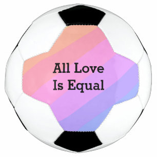 All love is equal rainbow pride Month LGBT add nam Soccer Ball