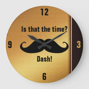 All Male  Round (Large) Clock