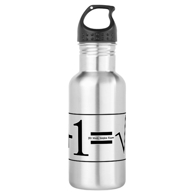All Math Genius Know 532 Ml Water Bottle (Front)