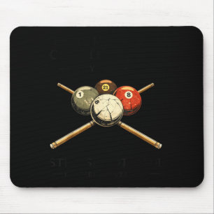 All men are created equal but only the shoot pool mouse pad