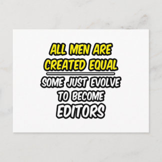 All Men Are Created Equal...Editors Postcard