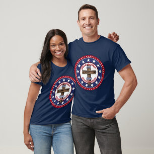 All Men Are Created Equal Endowed Rugged Cross T-Shirt