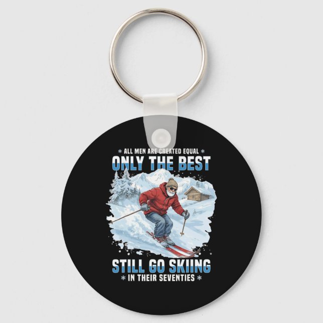 All Men Are Created Equal Go Skiing In Their Seven Key Ring (Front)