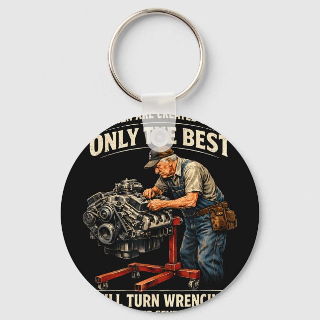 All men are created equal only the turn wrenches A Key Ring (Front)