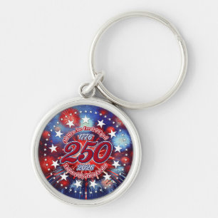 All Men Are Created Graphic Fireworks Burst Key Ring