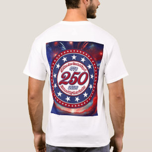 All Men Are Created Graphics Fireworks Clouds RWB T-Shirt